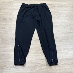 Lululemon Athletica Black Track Pants with Tapered Fit 14